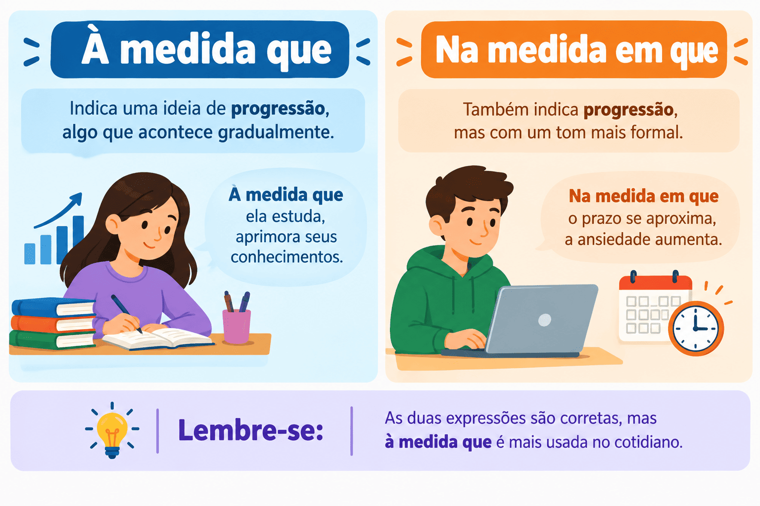 À Medida Que ou Na Medida Em Que: Diferenças de Sentido, Regras e Exemplos