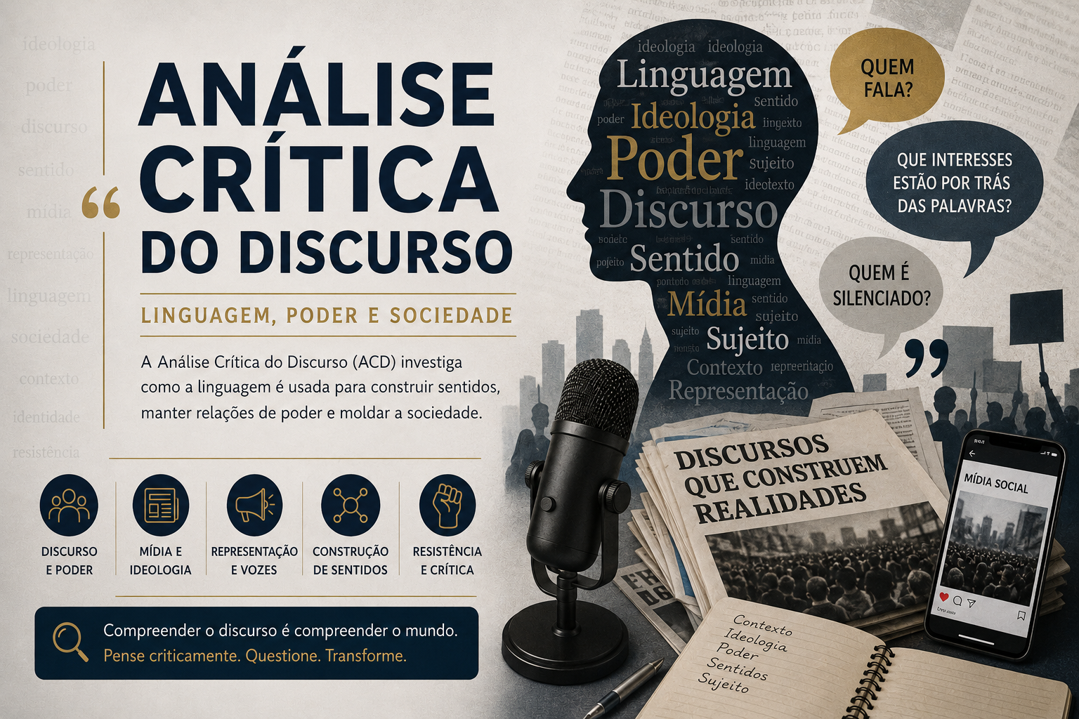 Análise Crítica do Discurso e relações entre linguagem, mídia e poder