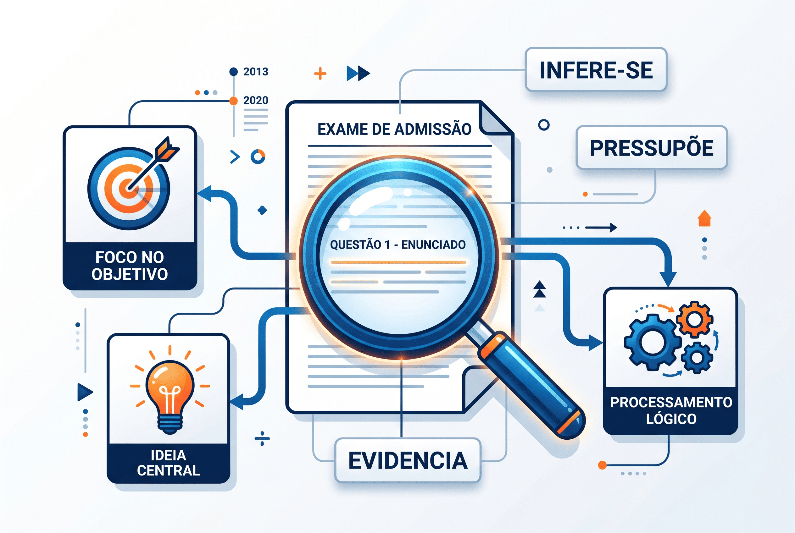 Como identificar o objetivo da questão em interpretação textual