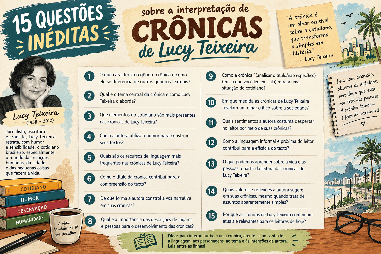 A São Luís de 1947: Interpretação de Texto com as Crônicas de Lucy Teixeira para o PAES UEMA