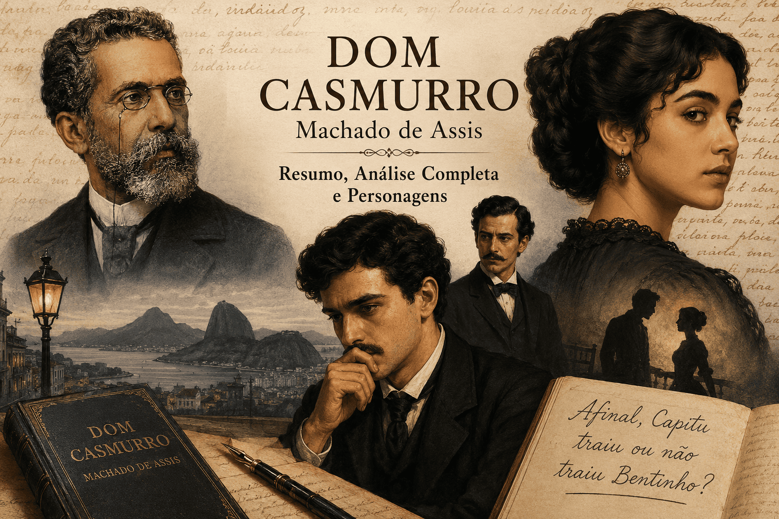 Dom Casmurro resumo e análise completa