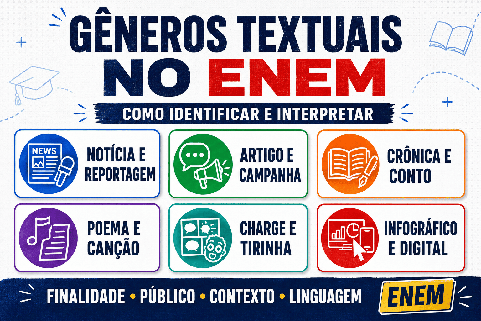 Gêneros Textuais no ENEM: como identificar e interpretar