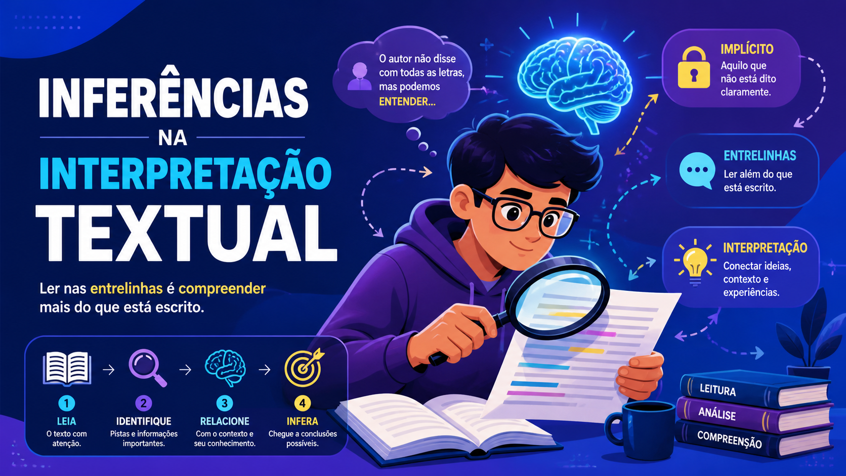 Inferências na interpretação textual