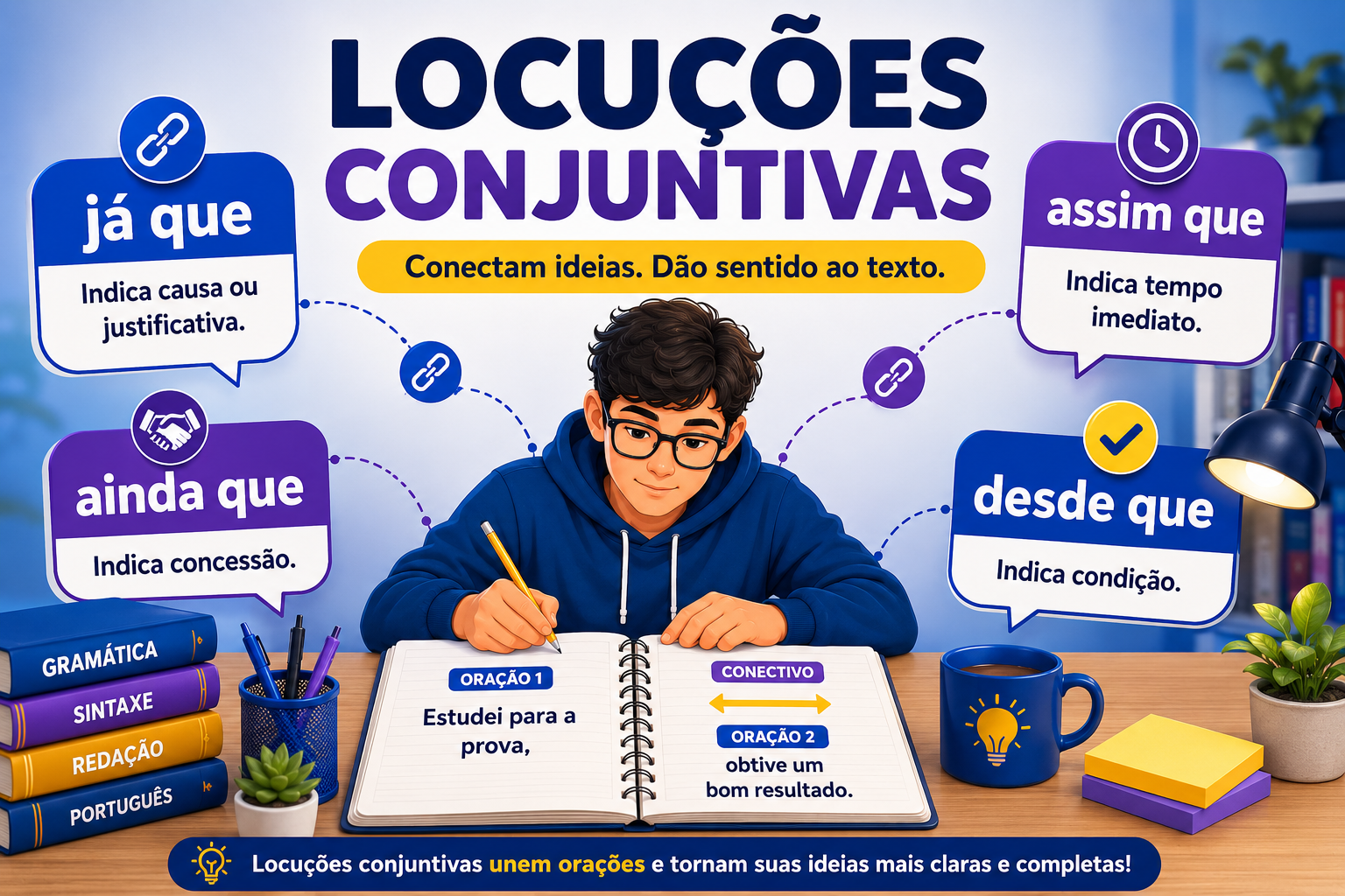Locuções conjuntivas na Língua Portuguesa