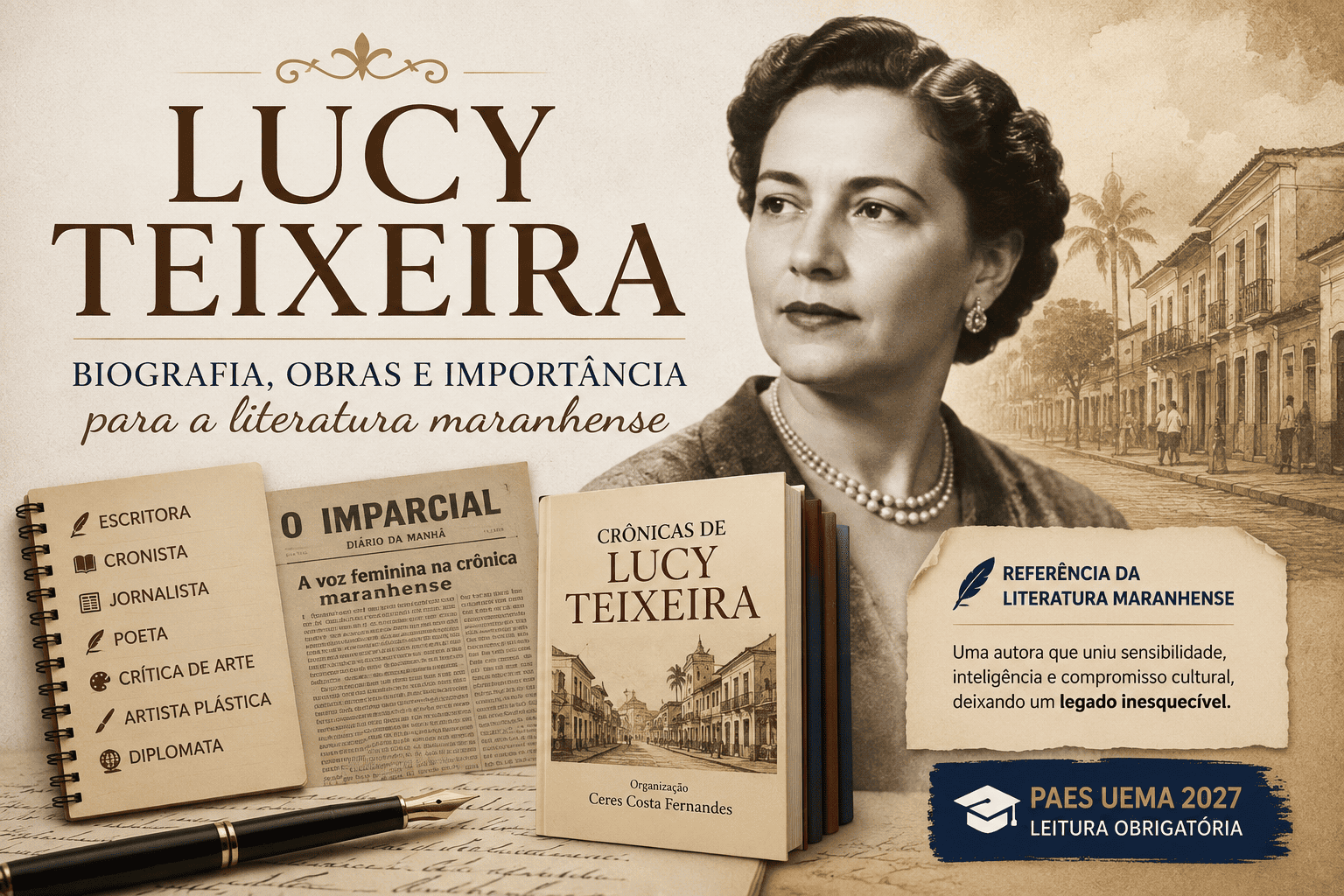Lucy Teixeira: biografia, trajetória literária e principais obras