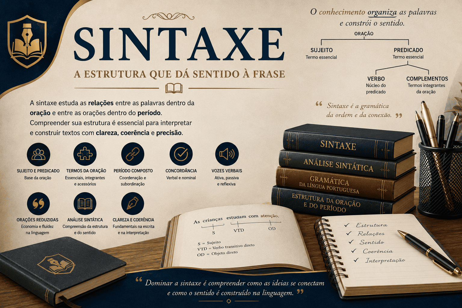 Sintaxe da Língua Portuguesa e análise sintática