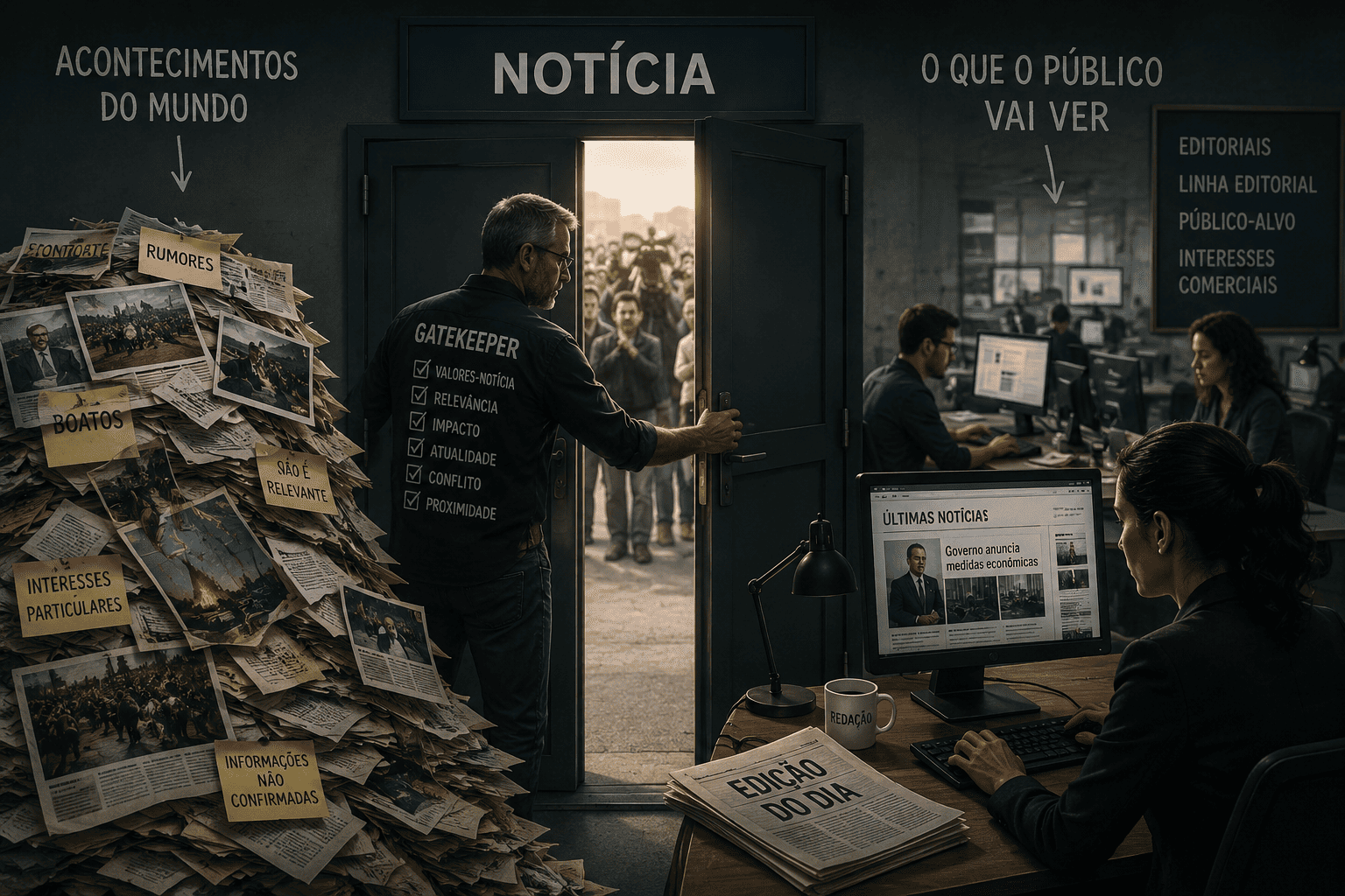Teoria do Gatekeeping: quem decide o que vira notícia?